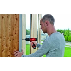 TRAPANO AVVITATORE CON DOPPIA BATTERIA LITIO ACCESSORI EINHELL TH-CD 12-2 LI KIT