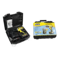 TRAPANO AVVITATORE CORDLESS DOPPIA BATTERIA A LITIO 18V LED INDICATORE BATTERIA