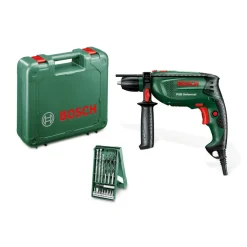 TRAPANO BATTENTE AVVITATORE PERCUSSIONE CON VALIGETTA BOSCH PSB UNIVERSAL 650 W