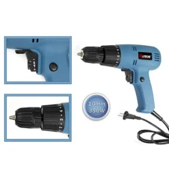 TRAPANO ELETTRICO 350 WATT CON MANDRINO 10 MM REVERSIBILE VELOCITÀ VARIABILE