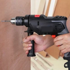 TRAPANO ELETTRICO A PERCUSSIONE 710W VELOCITA REGOLABILE 3000RPM MANDRINO 13 MM