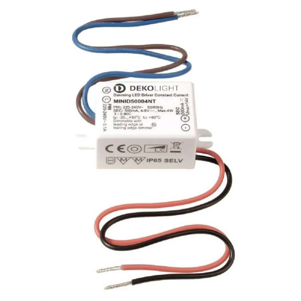 TRASFORMATORE LED DRIVER ALIMENTATORE DIMMERABILE 4 W 4-8V 500MA LAMPADE STRISCE