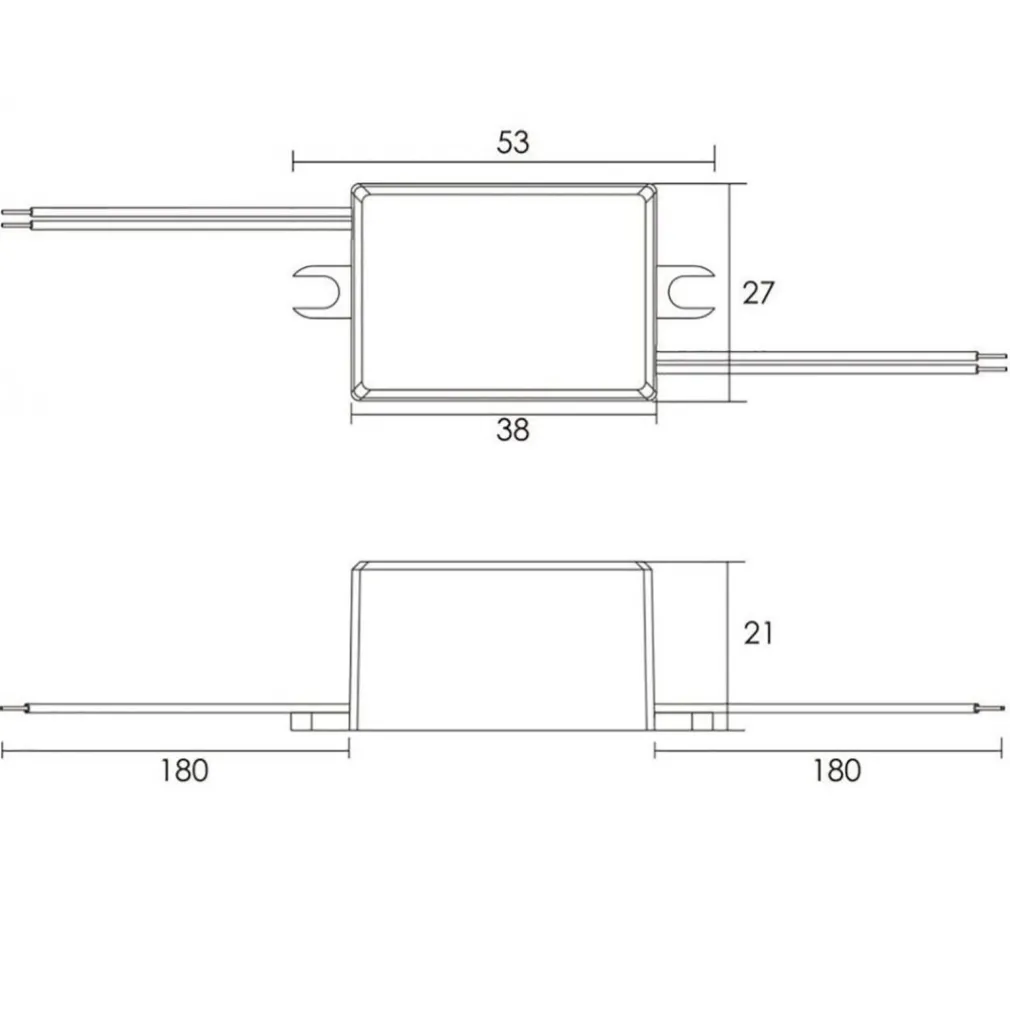 TRASFORMATORE LED DRIVER ALIMENTATORE DIMMERABILE 4 W 4-8V 500MA LAMPADE STRISCE