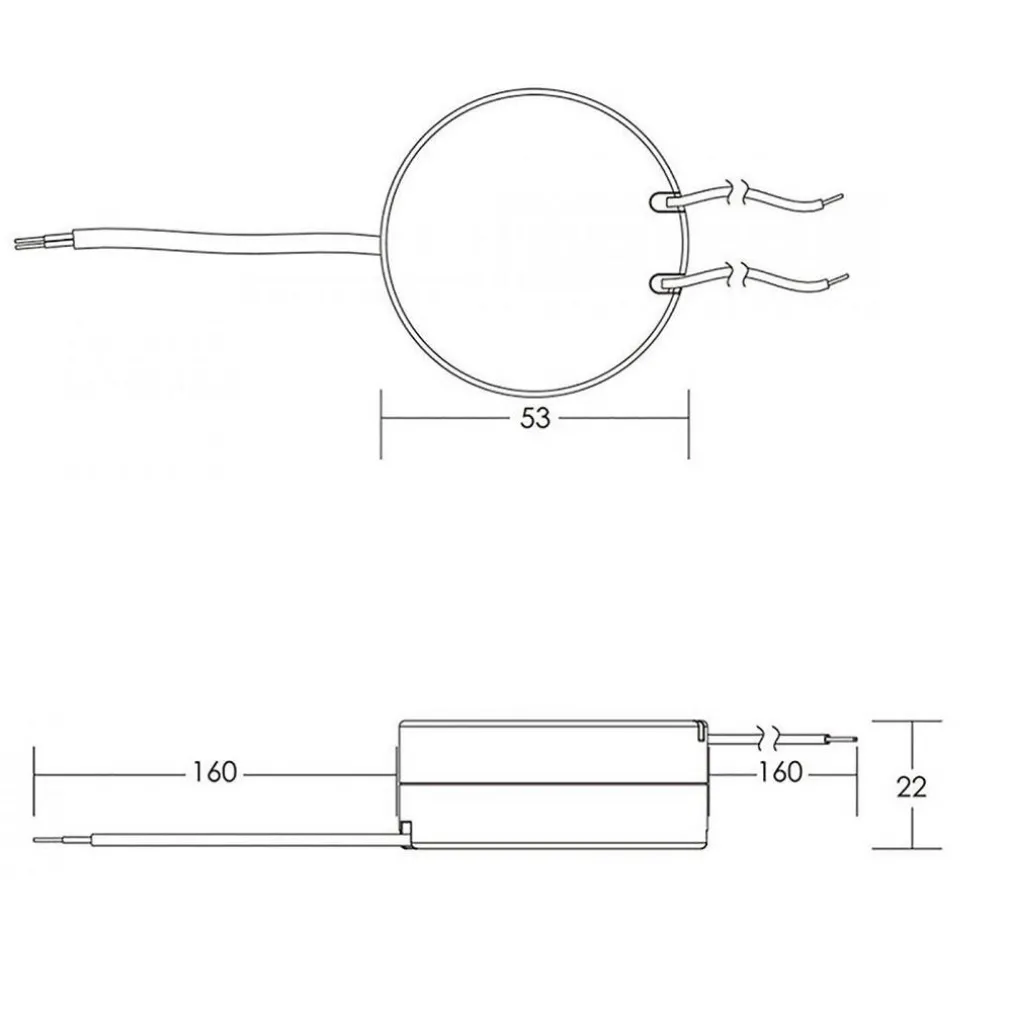 TRASFORMATORE LED DRIVER MINI ALIMENTATORE LUCI STRISCE 8WATT 6V-16V 500MA 230 V