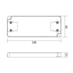 TRASFORMATORE LED DRIVER ALIMENTATORE SLIM 12 W 2-17V 700MA LAMPADE STRISCE 230V