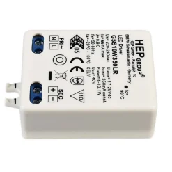 TRASFORMATORE LED DRIVER ALIMENTATORE BIANCO 10 W 17-29V 350MA LAMPADE STRISCE