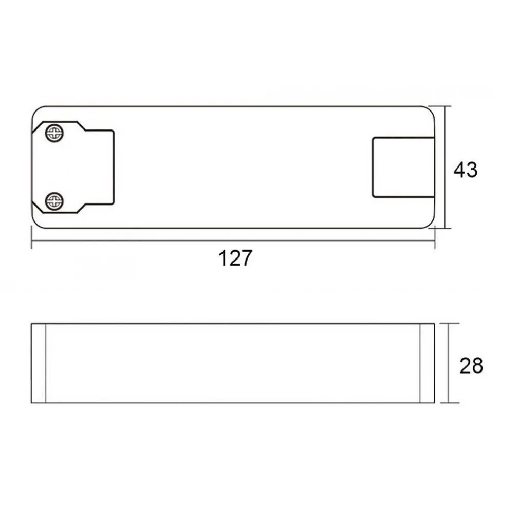 TRASFORMATORE LED DRIVER ALIMENTATORE SLIM 30W 30-60V 500MA LAMPADE STRISCE 230V