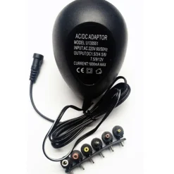 TRASFORMATORE TND ALIMENTATORE UNIVERSALE 1000mA DA 1.5V A 12V AC DC ADATTATORI