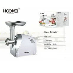 TRITACARNE ELETTRICO 1200W 3 TRAFILE DI TAGLIO ACCIAIO DOPPIO SENSO DI ROTAZIONE