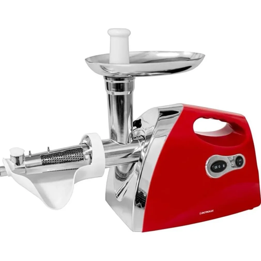 TRITACARNE PASSAPOMODORO MULTIFUNZIONE 350 WATT 3 TRAFILE IN ACCIAIO PER INSACCATI PASSATE