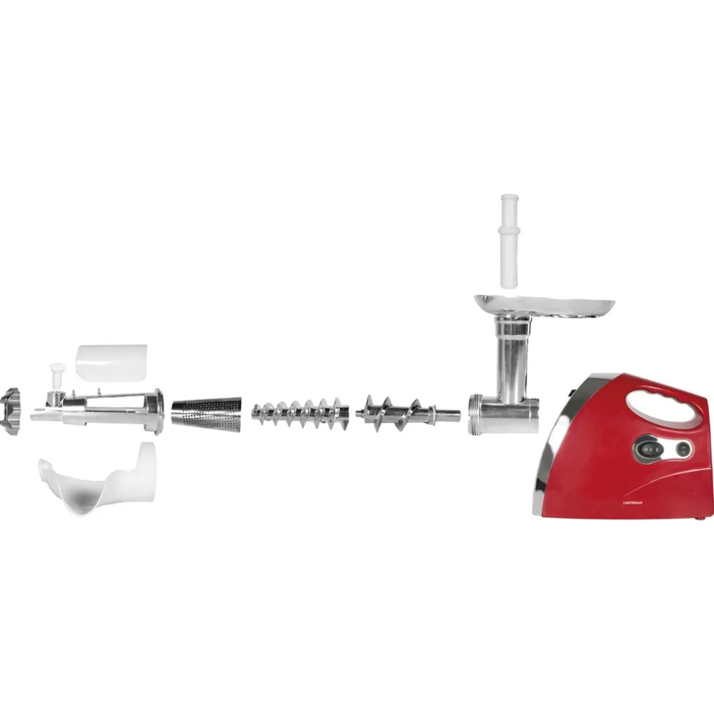 TRITACARNE PASSAPOMODORO MULTIFUNZIONE 350 WATT 3 TRAFILE IN ACCIAIO PER INSACCATI PASSATE