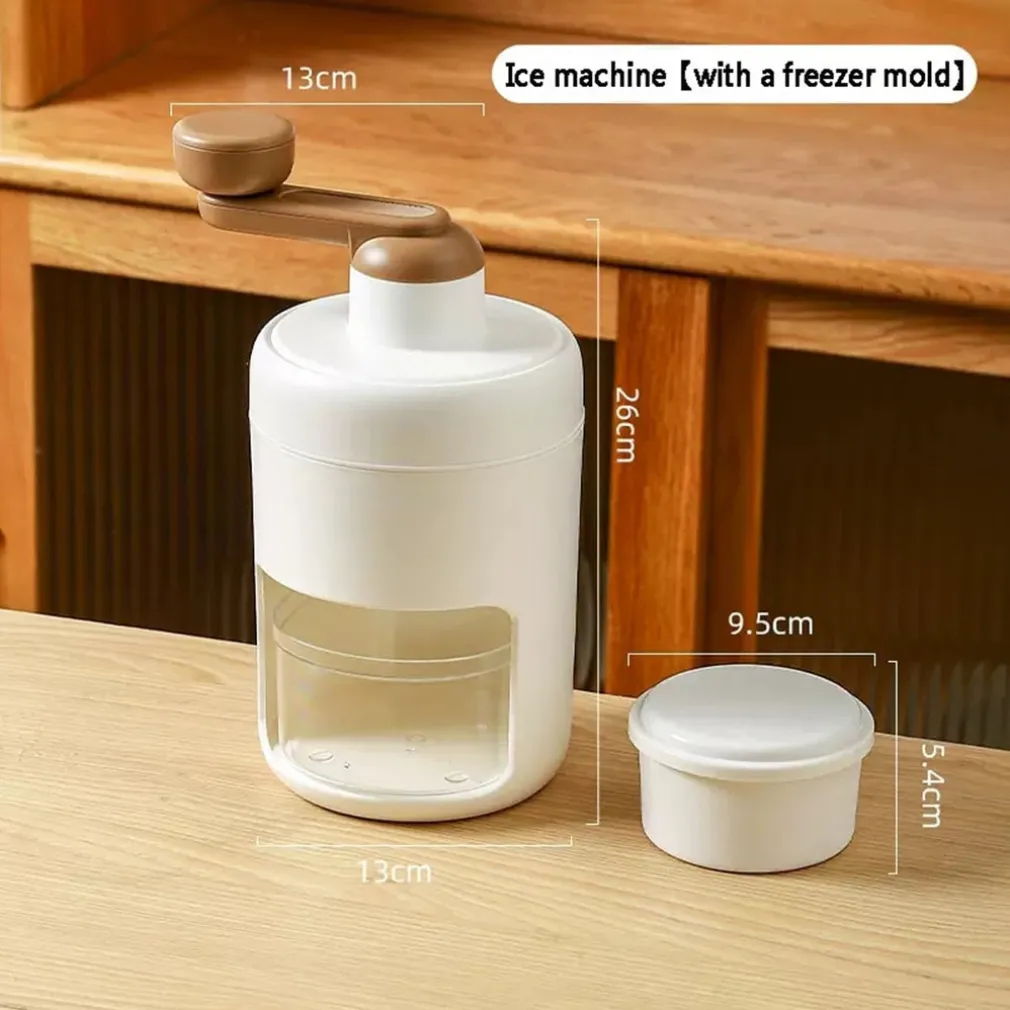 TRITAGHIACCIO MANUALE A MANOVELLA FACILE DA USARE MACCHINA GHIACCIO TRITATO GRANITA CASA