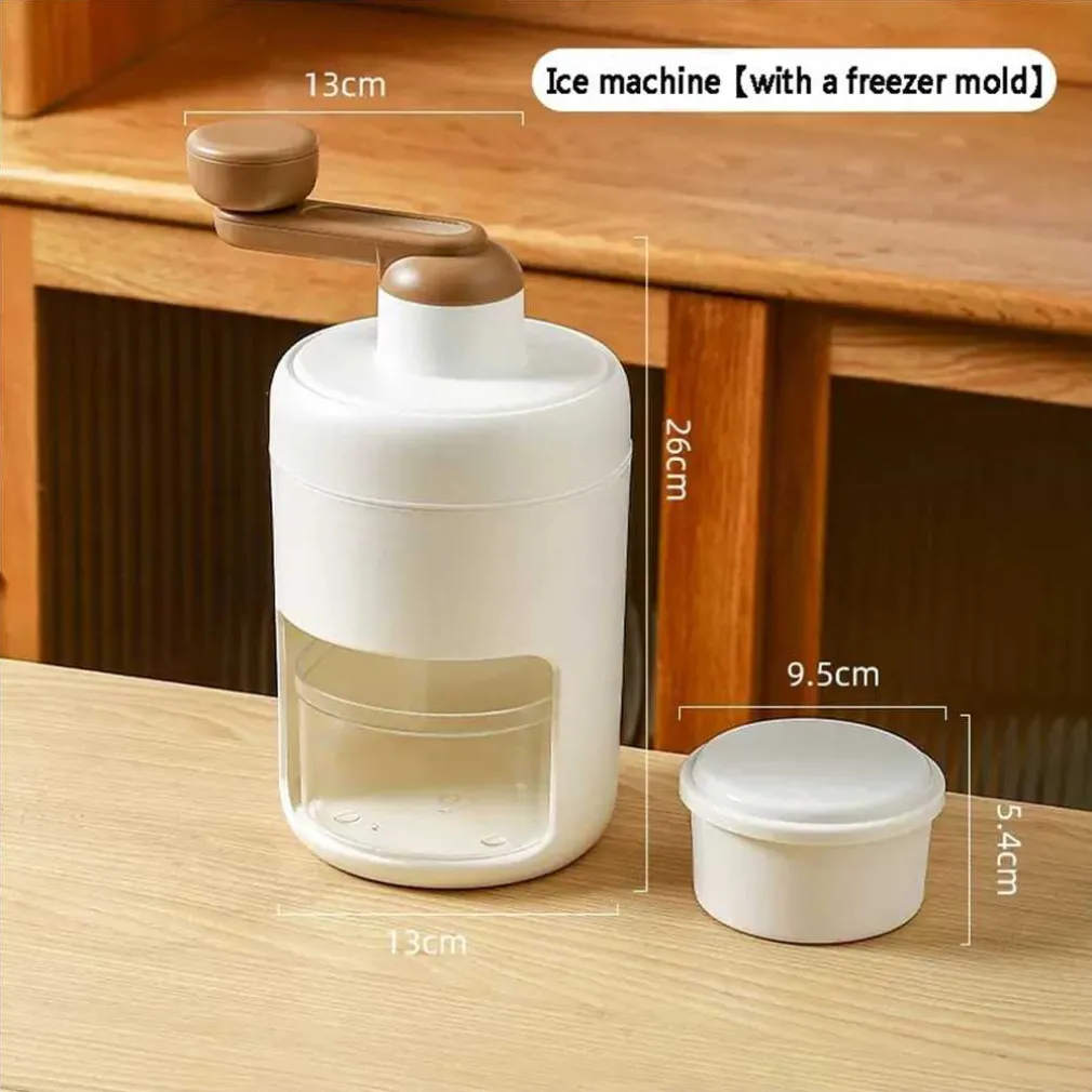 TRITAGHIACCIO MANUALE A MANOVELLA FACILE DA USARE MACCHINA GHIACCIO TRITATO GRANITA CASA