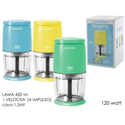 TRITATUTTO RETRÒ COLLECTION DA 0.35LT 120 WATT 1 VELOCITA' A IMPULSO LAMA 420 VN