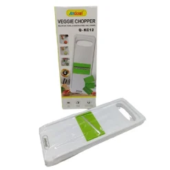 TRITATUTTO TAGLIA VERDURE MANDOLINO MULTIFUNZIONALE 4 ACCESSORI TAGLIO Q-KC12