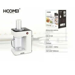 TRITAVERDURE AFFETTAVERDURE ELETTRICO A SPIRALE 3 IN 1 TAGLIA VERDURE 1,2LT 75W