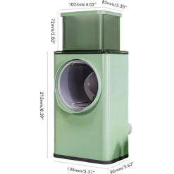 TRITAVERDURE GRATTUGIA A MANOVELLA AFFETTATRICI PER LA CASA MANDOLINE IN ACCIAIO