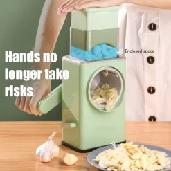 TRITAVERDURE GRATTUGIA A MANOVELLA AFFETTATRICI PER LA CASA MANDOLINE IN ACCIAIO