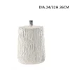 TRONCO COLORE BIANCO BASE SUPPORTO PER ALBERO DI NATALE EFFETTO LEGNO DIAM.24