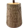 TRONCO COLORE MARRONE BASE SUPPORTO PER ALBERO DI NATALE EFFETTO LEGNO DIAM.27