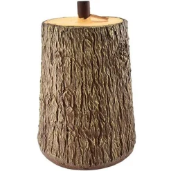 TRONCO COLORE MARRONE BASE SUPPORTO PER ALBERO DI NATALE EFFETTO LEGNO DIAM.27