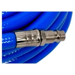 TUBO ARIA COMPRESSA FLESSIBILE PER COMPRESSORE 15 METRI RACCORDO RAPIDO 1/4″