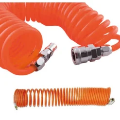 TUBO ARIA COMPRESSA FLESSIBILE PER COMPRESSORE 10 METRI RACCORDO SPIRALE