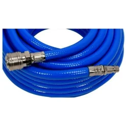 TUBO ARIA COMPRESSA FLESSIBILE PER COMPRESSORE 12 METRI RACCORDO RAPIDO 1/4″