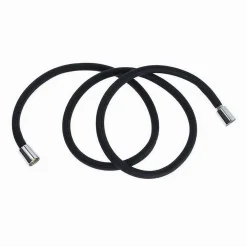 TUBO DOCCIA FLESSIBILE 2 METRI NERO OPACO 200 CM BAGNO LACCIO DOCCETTA BOX 87289