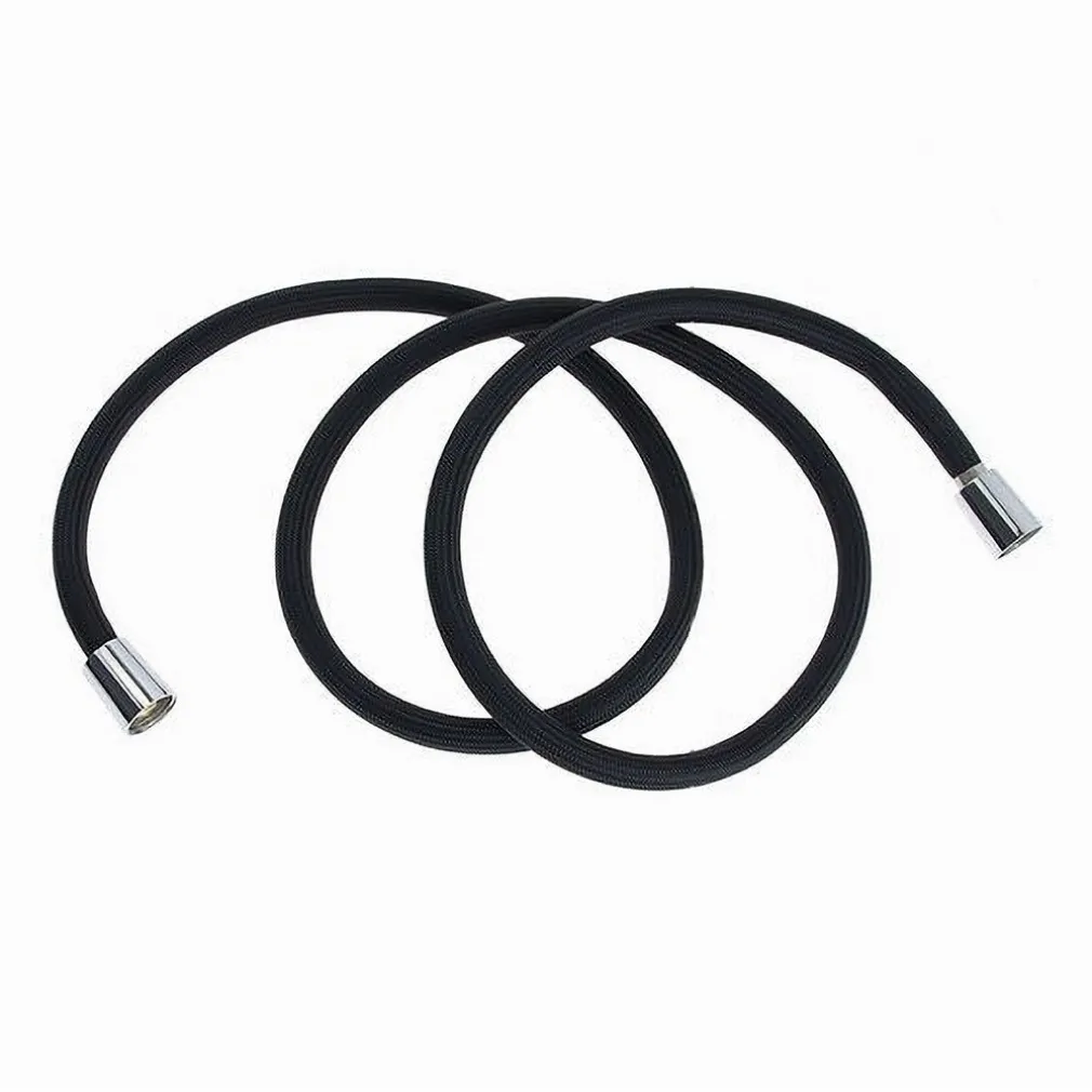 TUBO DOCCIA FLESSIBILE 2 METRI NERO OPACO 200 CM BAGNO LACCIO DOCCETTA BOX 87289