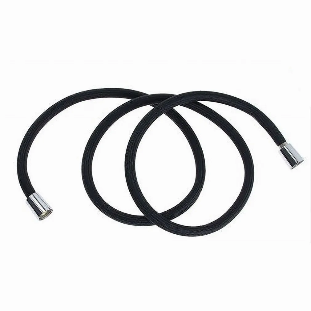 TUBO DOCCIA FLESSIBILE 1.5 MT NERO OPACO 150 CM BAGNO LACCIO DOCCETTA BOX 87287