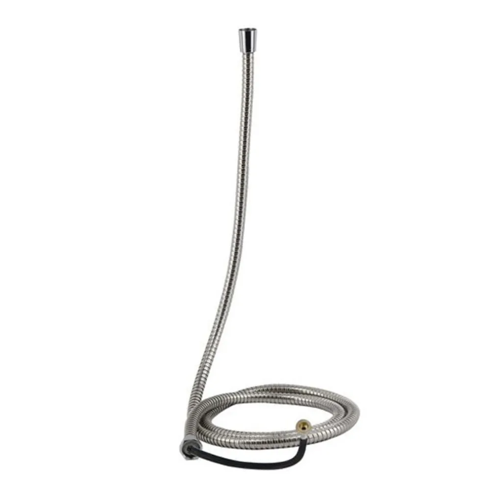 TUBO FLESSIBILE DOCCIA ACCIAIO CON SISTEMA SICUREZZA ANTISCOPPIO 1.8 MT BAGNO 69223