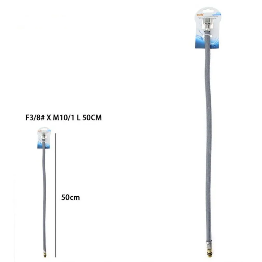 TUBO FLESSIBILE FLESSIBILI RUBINETTO MISCELATORE ACQUA 50 CM F3/8 X M10/1 87375