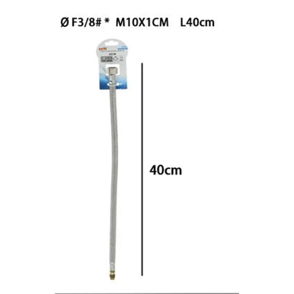 TUBO FLESSIBILE FLESSIBILI RUBINETTO MISCELATORE ACQUA 40 CM F1/2 X M3/8 79912