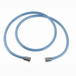 TUBO LACCIO FLESSIBILE DOCCIA 2 METRI LACCIO PVC RIVESTIMENTO BLU RICAMBIO 87298