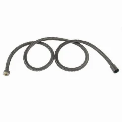 TUBO LACCIO FLESSIBILE DOCCIA DOCCETTA VASCA BAGNO 1.5MT UNIVERSALE 87136 GRIGIO