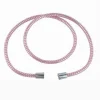 TUBO LACCIO FLESSIBILE DOCCIA RICAMBIO 1,8 MT LACCIO PVC RIVESTIMENTO ROSA 87294