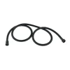 TUBO LACCIO FLESSIBILE DOCCIA DOCCETTA VASCA BAGNO 1.5 MT UNIVERSALE 87135 NERO