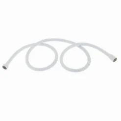 TUBO LACCIO FLESSIBILE DOCCIA DOCCETTA VASCA BAGNO 1.5MT UNIVERSALE 87137 BIANCO