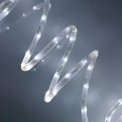 TUBO LUMINOSO 216 LED BIANCO FREDDO 10 MT 3VIE USO INTERNO/ESTERNO + CONTROLLER