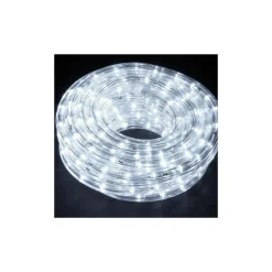 TUBO LUMINOSO NATALIZIO 10 METRI LED BIANCO FREDDO CON CONTROLLER 8 FUNZIONI