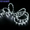 TUBO LUMINOSO NATALIZIO 20 MT LED BIANCO FREDDO CONTROLLER 8 FUNZIONI X ESTERNO