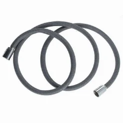 TUBO PER DOCCIA FLESSIBILE 1.8 MT GRIGIO 180 CM BAGNO LACCIO DOCCETTA BOX 87285