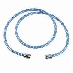 TUBO RICAMBIO LACCIO FLESSIBILE DOCCIA 1.5 MT LACCIO PVC RIVESTIMENTO BLU 87296