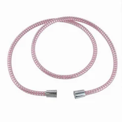 TUBO RICAMBIO LACCIO FLESSIBILE DOCCIA 1.5 MT LACCIO PVC RIVESTIMENTO ROSA 87293