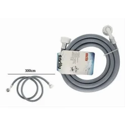 TUBO SCARICO CARICO PER LAVATRICE LAVASTOVIGLIE CON CURVA RACCORDO PIPA 3MT 59052