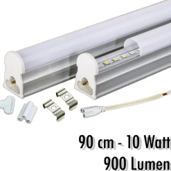 TUBO T5 NEON LED 10 W WATT 90 CM 900 LMN PER USO INTERNO LUCE BIANCA PLAFONIERA