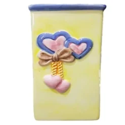 UMIDIFICATORE TERMOSIFONE VAPORIZZATORE CERAMICA STUFA CALORIFERO CUORI COLO