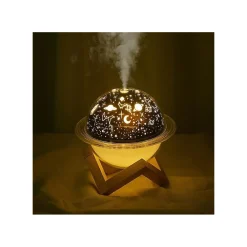 UMIDIFICATORE ULTRASUONI LAMPADA LUNA LUCE LED AROMATERAPIA DIFFUSORE PROIETTORE