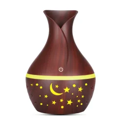 UMIDIFICATORE ULTRASUONI DIFFUSORE DI AROMI OLI ESSENZIALI PER AROMATERAPIA ASCU